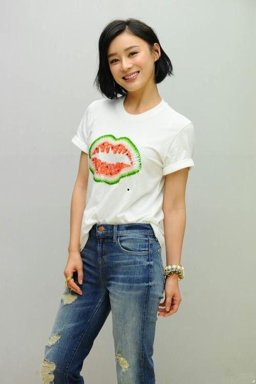 袁姗姗以前胖的照片